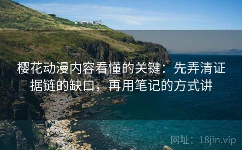 樱花动漫内容看懂的关键：先弄清证据链的缺口，再用笔记的方式讲